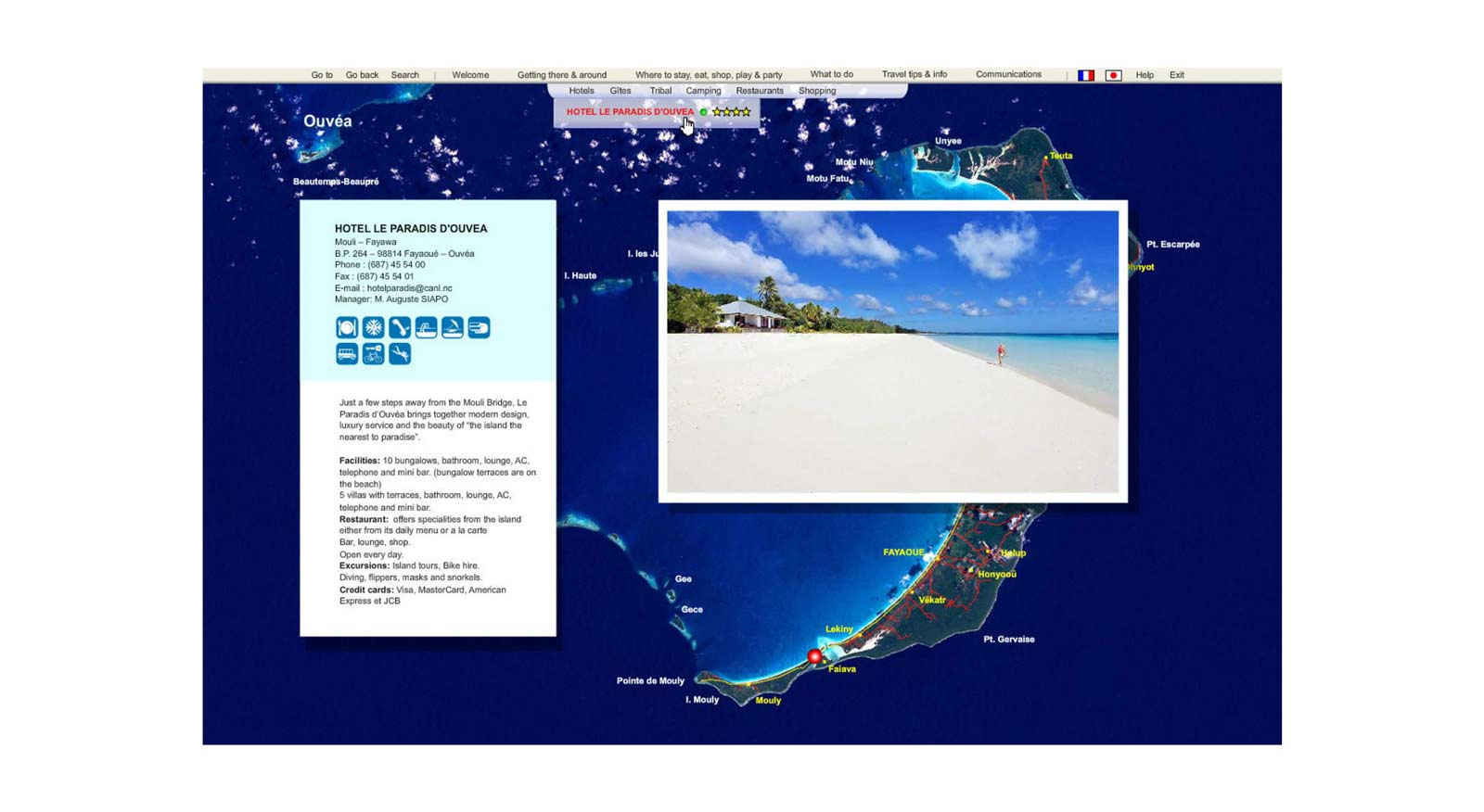 Guide to accommodations in Ouvea New Caledonia